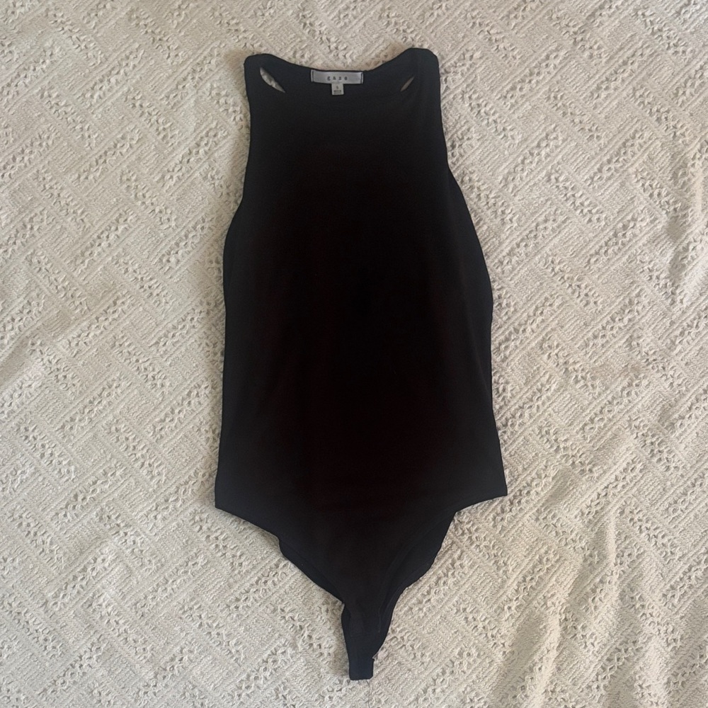 Gaze Black Top Bodysuit